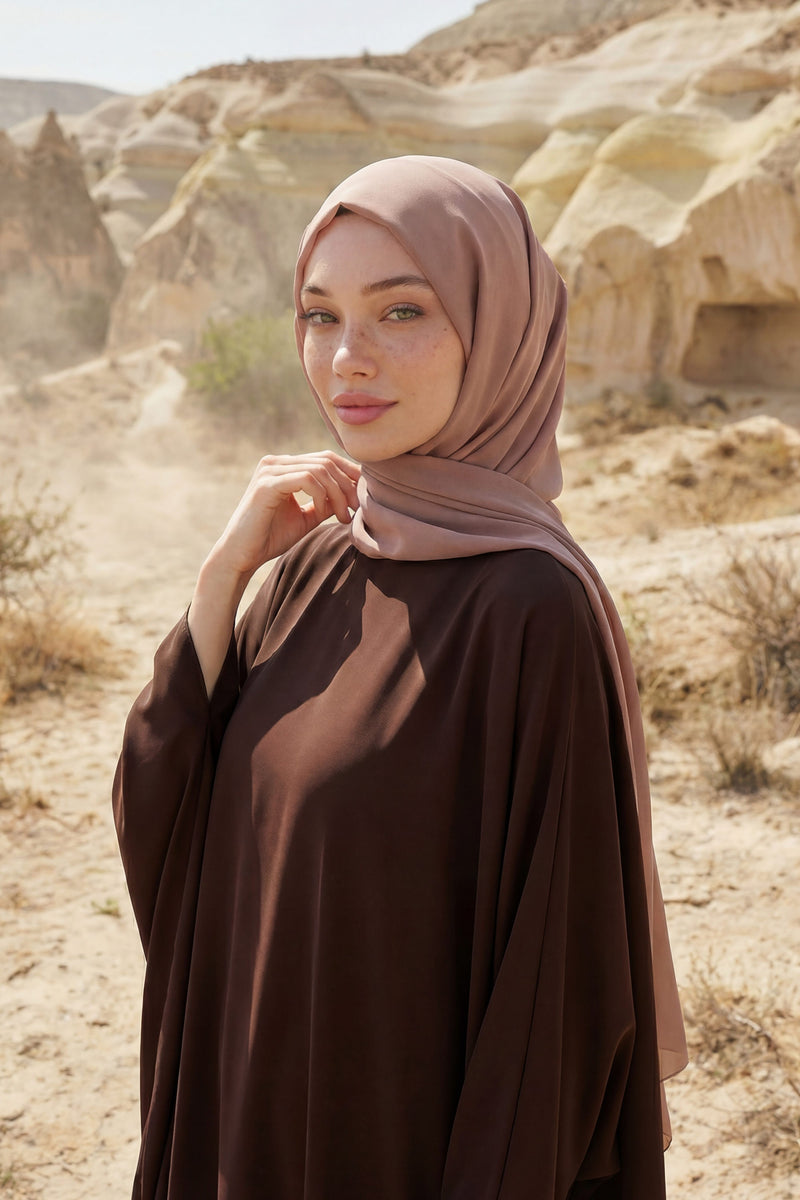 Instant Chiffon Shawl Headscarf for Women with Cotton Bonnet Chiffon Turban Cap, Ready-to-Wear Soft Chiffon Shawl Instant Hijab Wrap,PS-46