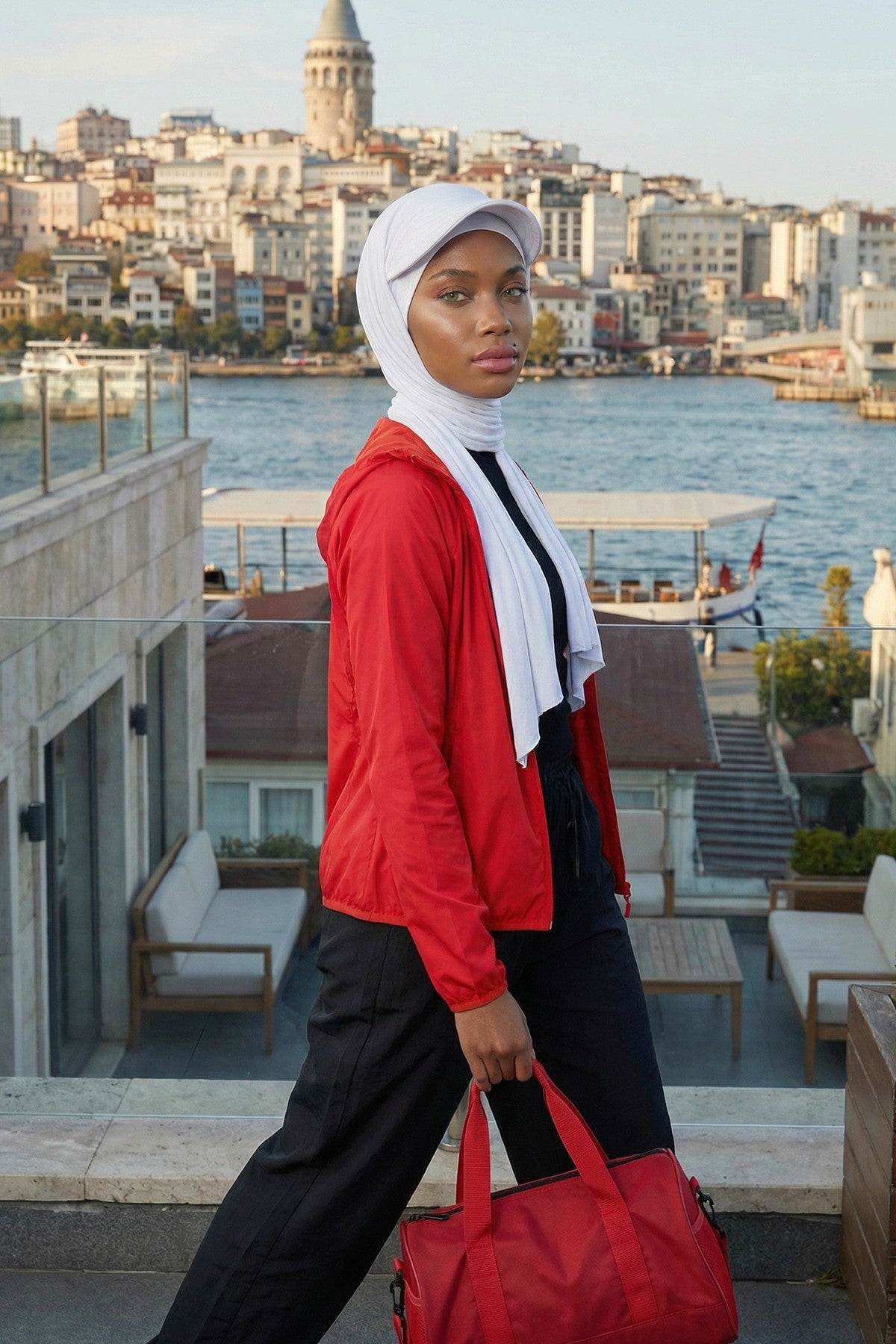 Instant Cotton Shawl Newsboy Scarves 95% Cotton Bandana Women's Cap Turban Visor Stylish Hijab Hat Turban Head Wraps,SS-1 White