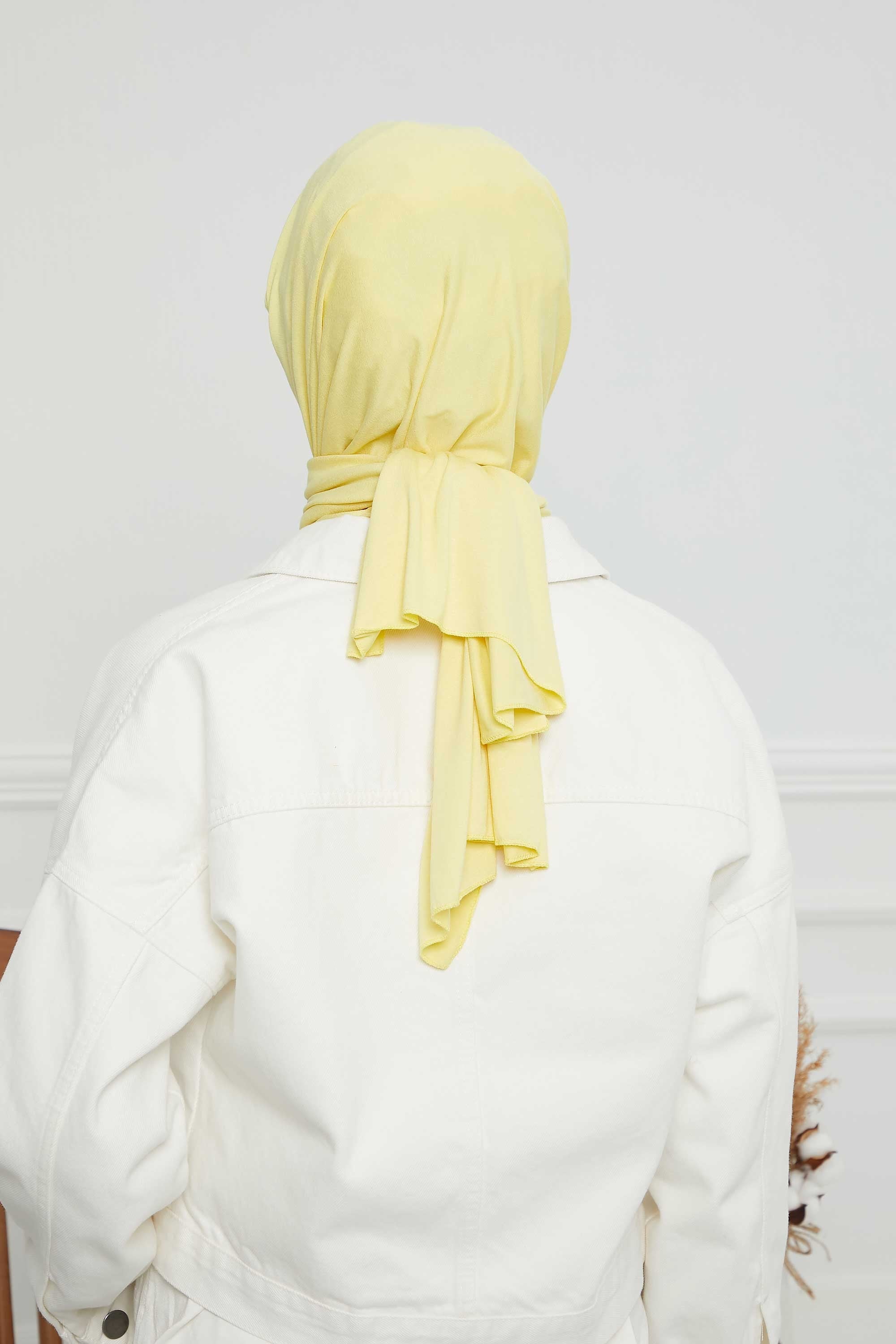 Instant Cotton Shawl Newsboy Scarves 95% Cotton Bandana Women's Cap Turban Visor Stylish Hijab Hat Turban Head Wraps,SS-1 Yellow