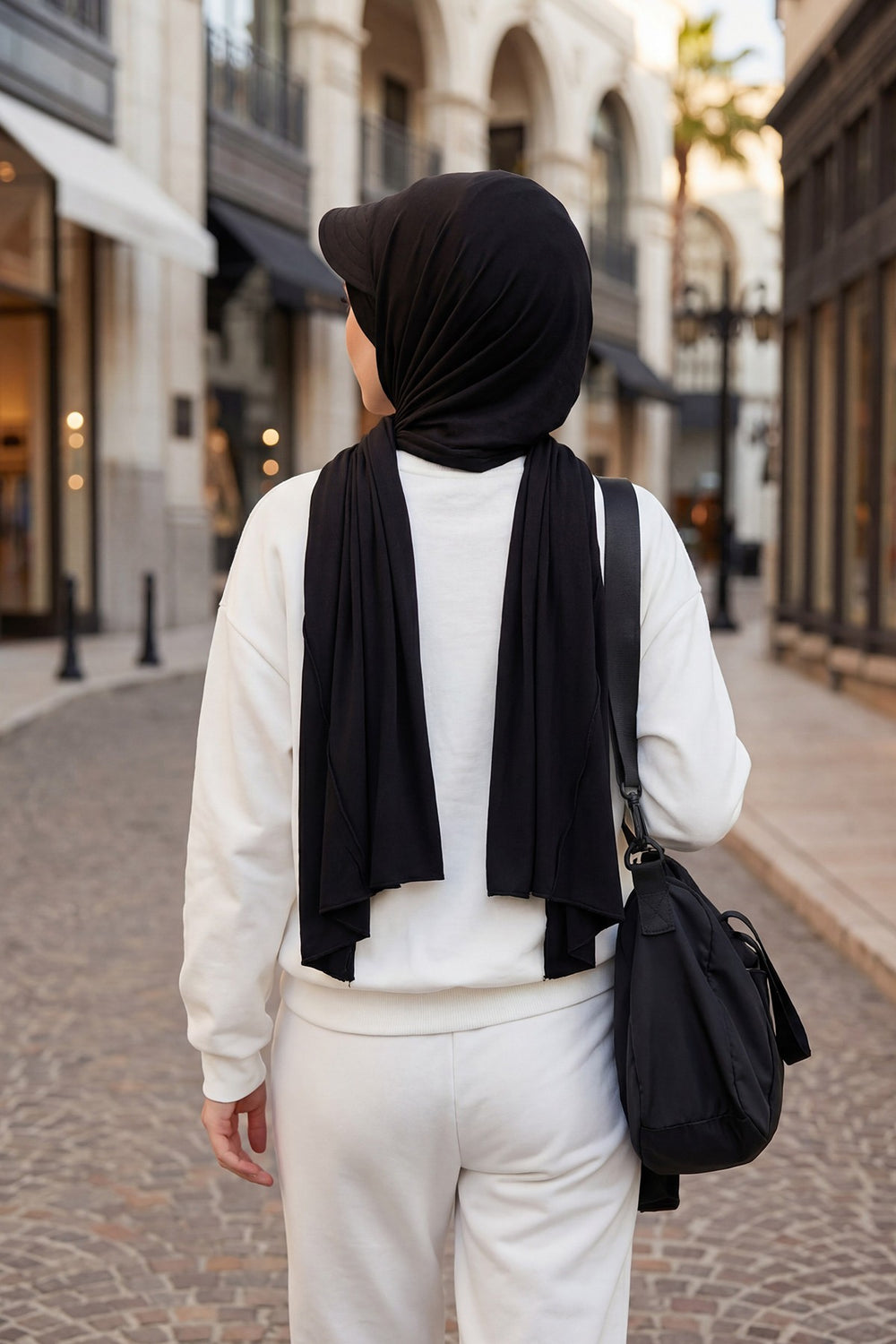 Instant Cotton Shawl Newsboy Scarves 95% Cotton Bandana Women's Cap Turban Visor Stylish Hijab Hat Turban Head Wraps,SS-1 Black