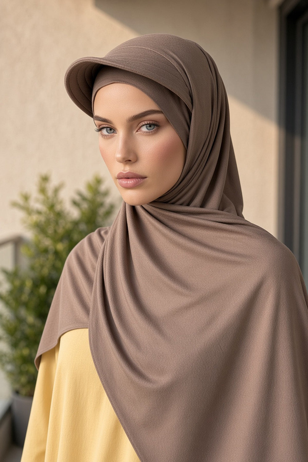 Instant Cotton Shawl Newsboy Scarves 95% Cotton Bandana Women's Cap Turban Visor Stylish Hijab Hat Turban Head Wraps,SS-1