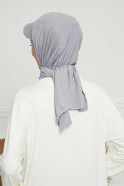 Instant Cotton Shawl Newsboy Scarves 95% Cotton Bandana Women's Cap Turban Visor Stylish Hijab Hat Turban Head Wraps,SS-1 Grey 2