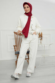 Instant Cotton Shawl Newsboy Scarves 95% Cotton Bandana Women's Cap Turban Visor Stylish Hijab Hat Turban Head Wraps,SS-1 Maroon