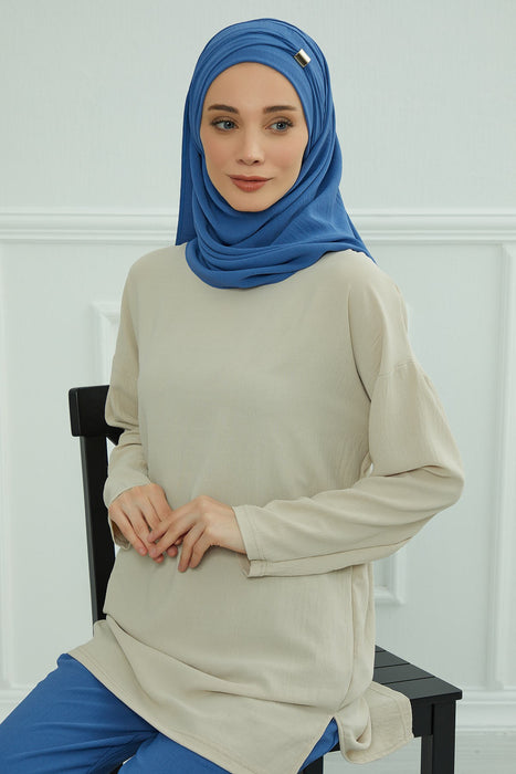 Sofortige leichte Aerobin-Turbane mit Schalkopf für Damen, Kopfbedeckung, stilvolle Kopfbedeckung, elegantes Design, CPS-94
