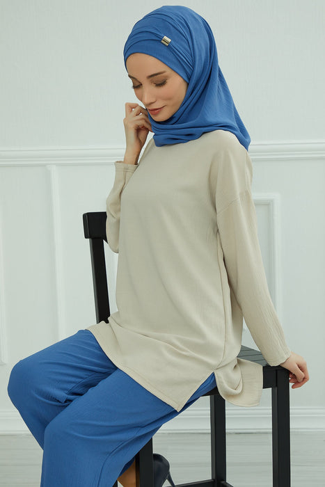 Sofortige leichte Aerobin-Turbane mit Schalkopf für Damen, Kopfbedeckung, stilvolle Kopfbedeckung, elegantes Design, CPS-94