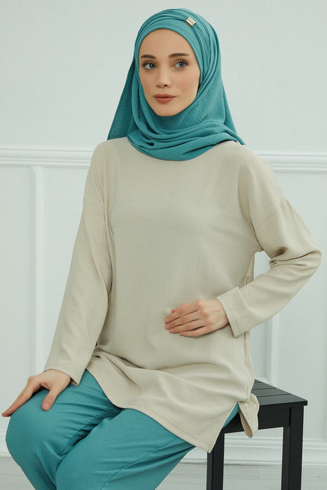 Sofortige leichte Aerobin-Turbane mit Schalkopf für Damen, Kopfbedeckung, stilvolle Kopfbedeckung, elegantes Design, CPS-94