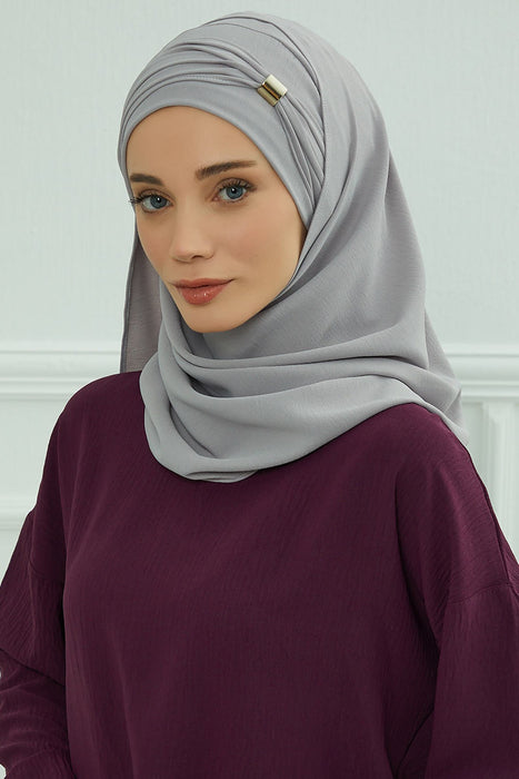 Sofortige leichte Aerobin-Turbane mit Schalkopf für Damen, Kopfbedeckung, stilvolle Kopfbedeckung, elegantes Design, CPS-94