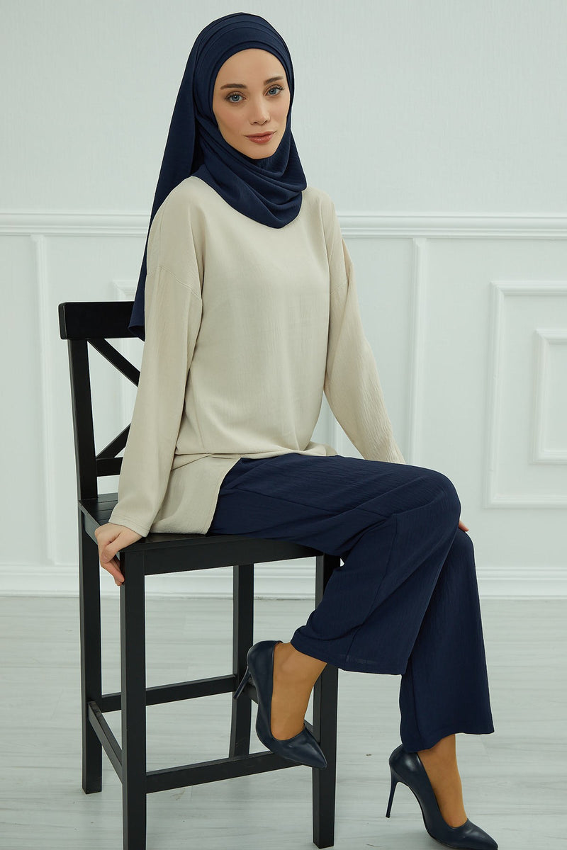 عمامة رأس شال Aerobin خفيفة الوزن فورية للنساء، أغطية رأس أنيقة بتصميم أنيق، CPS-93