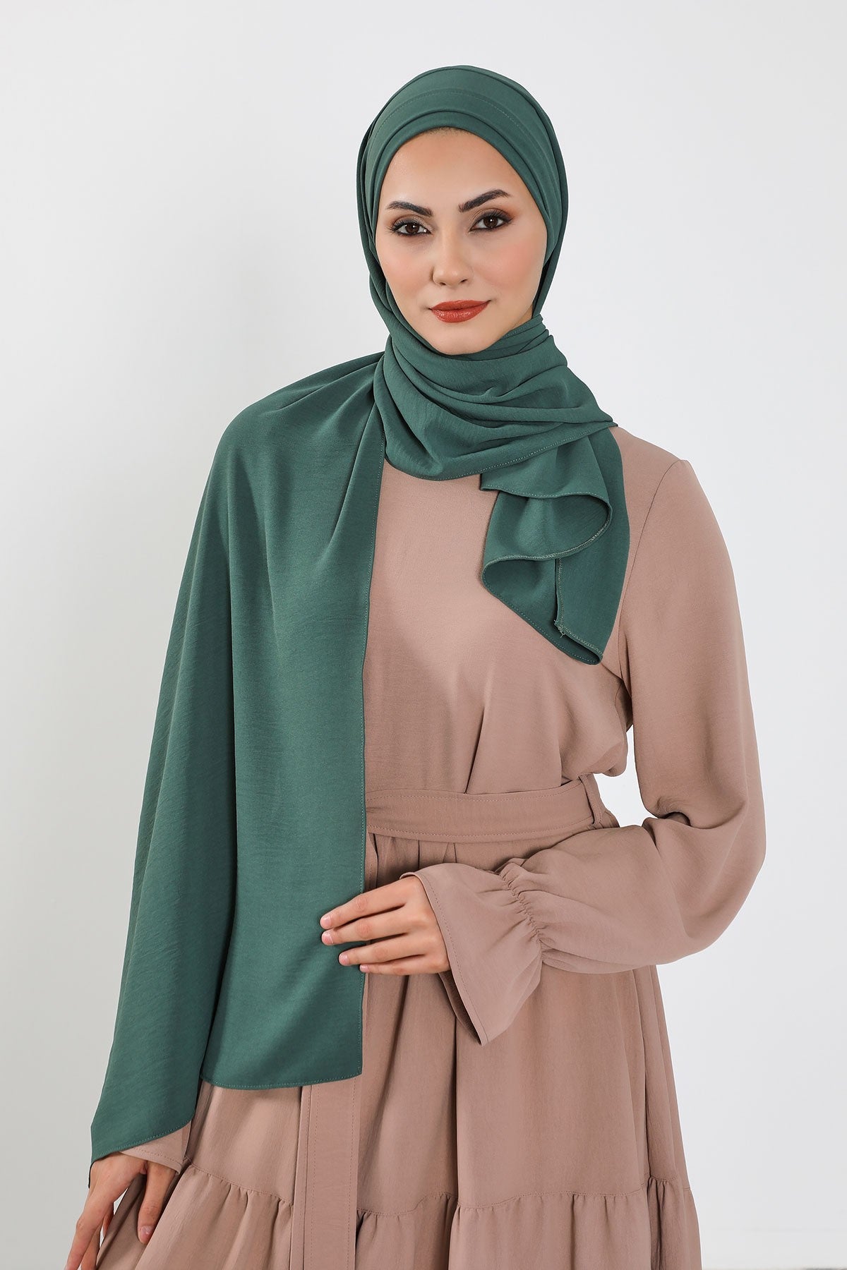 Instant Lightweight Aerobin Shawl Head Turbans For Women Headwear Stylish Head Wrap Elegant Design,CPS-93 Light Green