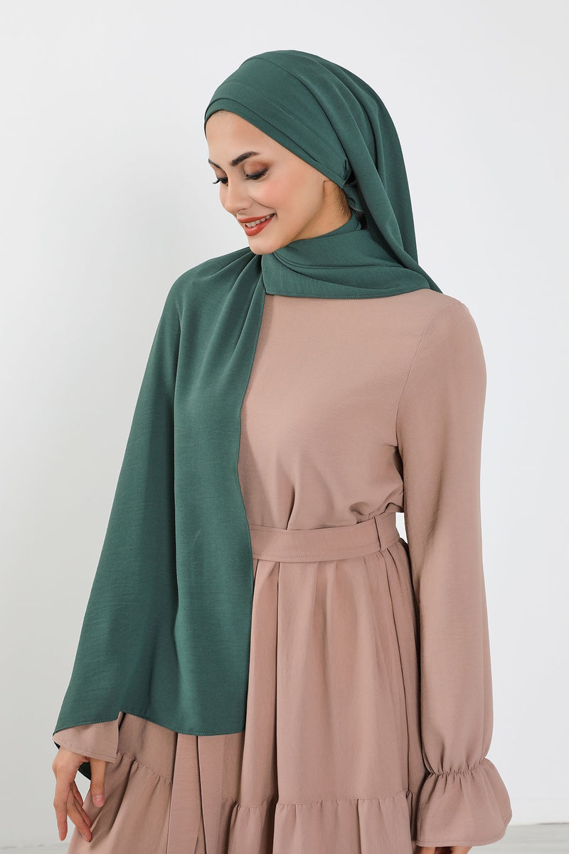 عمامة رأس شال Aerobin خفيفة الوزن فورية للنساء، أغطية رأس أنيقة بتصميم أنيق، CPS-93