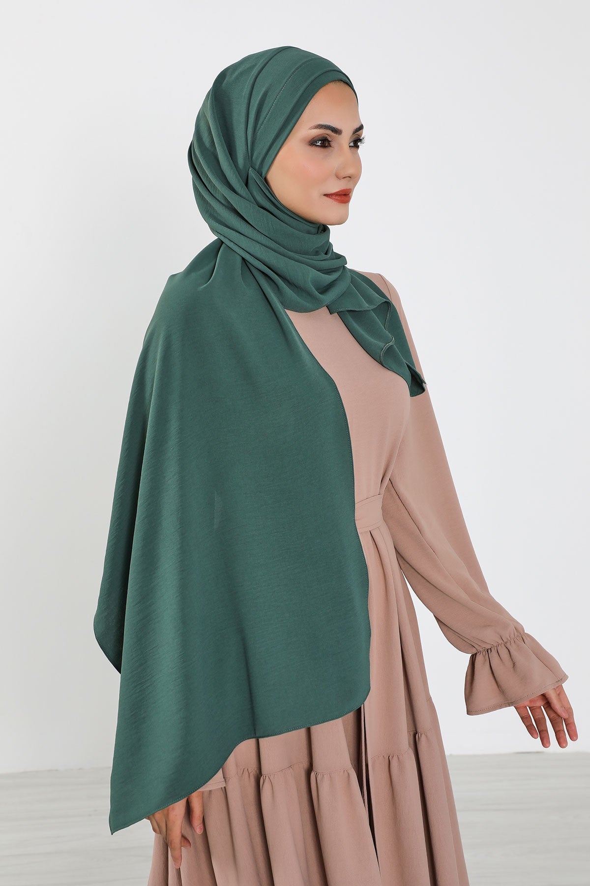 Instant Lightweight Aerobin Shawl Head Turbans For Women Headwear Stylish Head Wrap Elegant Design,CPS-93 Light Green