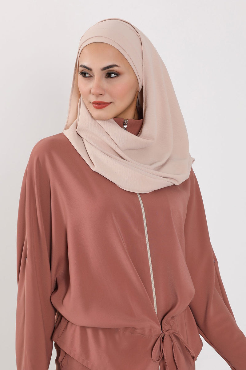 عمامة رأس شال Aerobin خفيفة الوزن فورية للنساء، أغطية رأس أنيقة بتصميم أنيق، CPS-93