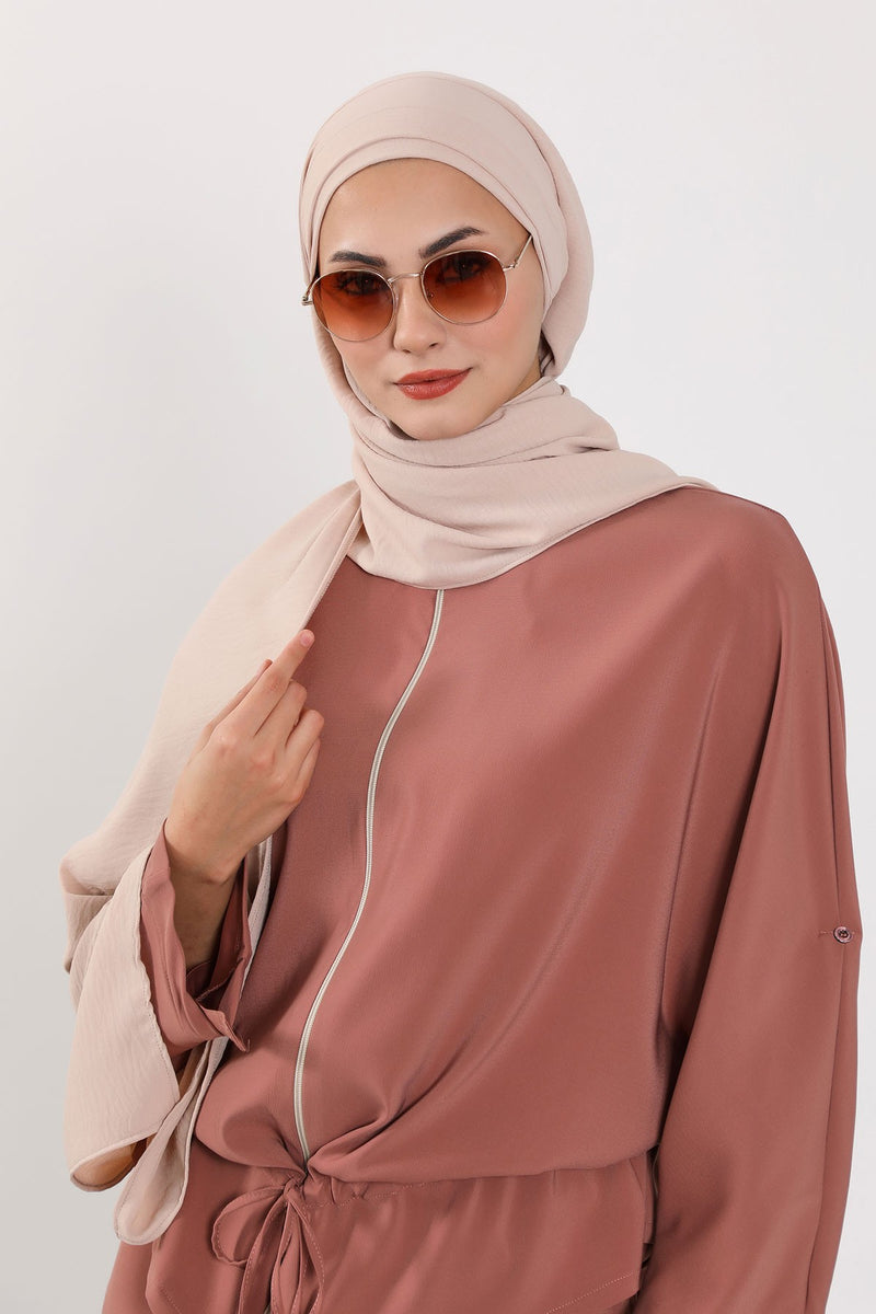 عمامة رأس شال Aerobin خفيفة الوزن فورية للنساء، أغطية رأس أنيقة بتصميم أنيق، CPS-93