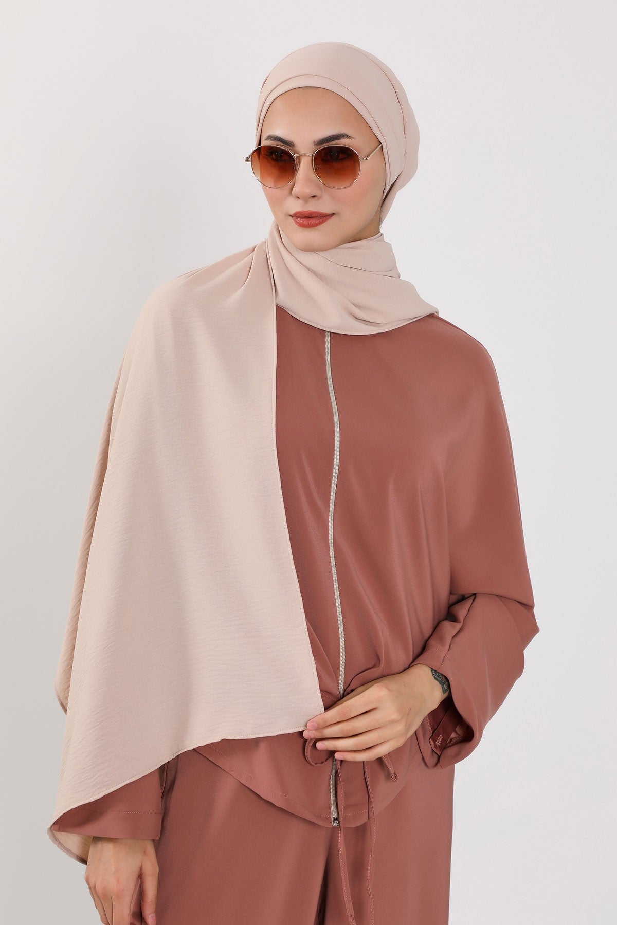 Instant Lightweight Aerobin Shawl Head Turbans For Women Headwear Stylish Head Wrap Elegant Design,CPS-93 Stone