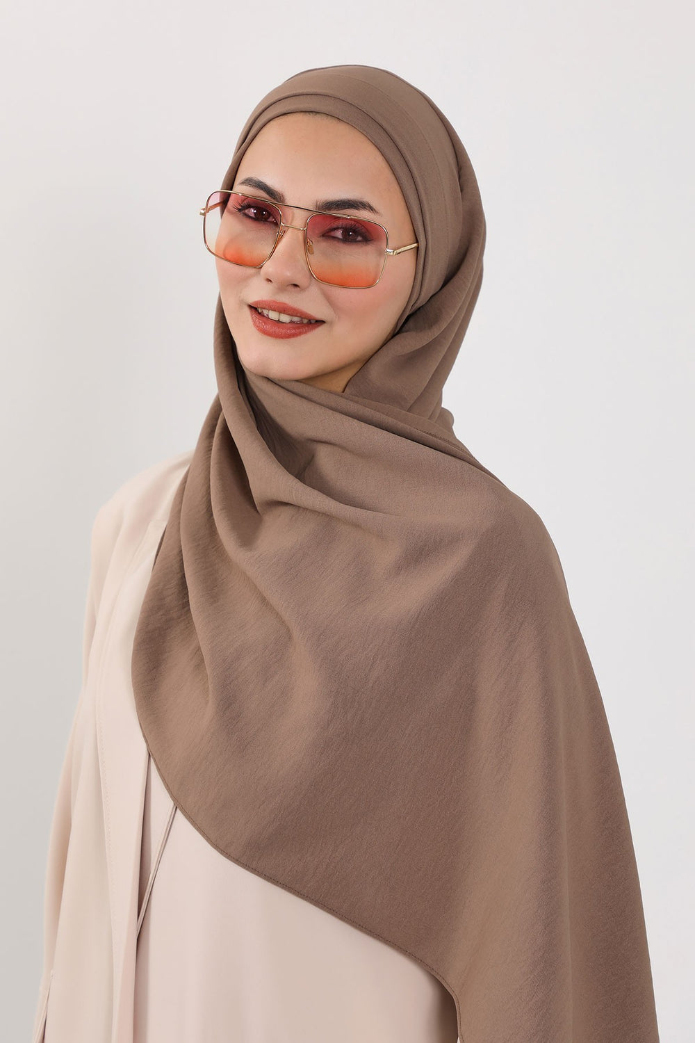 Instant Lightweight Aerobin Shawl Head Turbans For Women Headwear Stylish Head Wrap Elegant Design,CPS-93 Chocolate