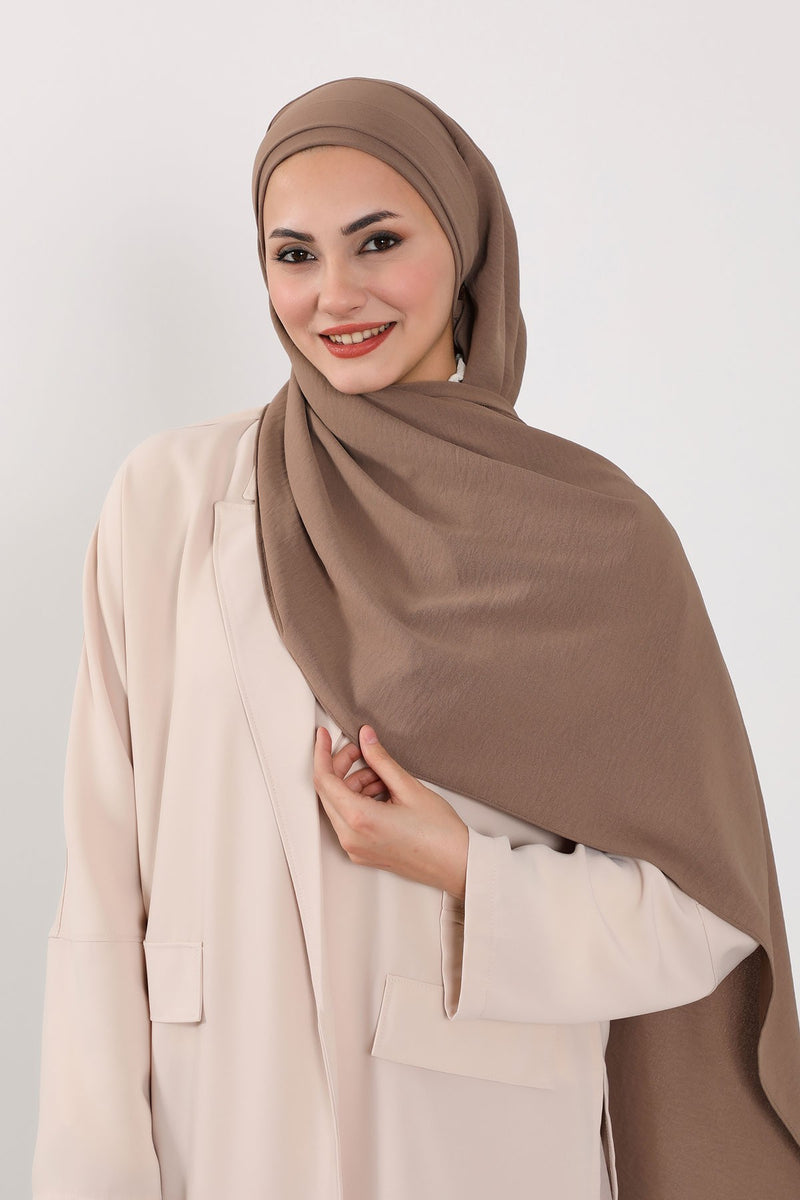 عمامة رأس شال Aerobin خفيفة الوزن فورية للنساء، أغطية رأس أنيقة بتصميم أنيق، CPS-93