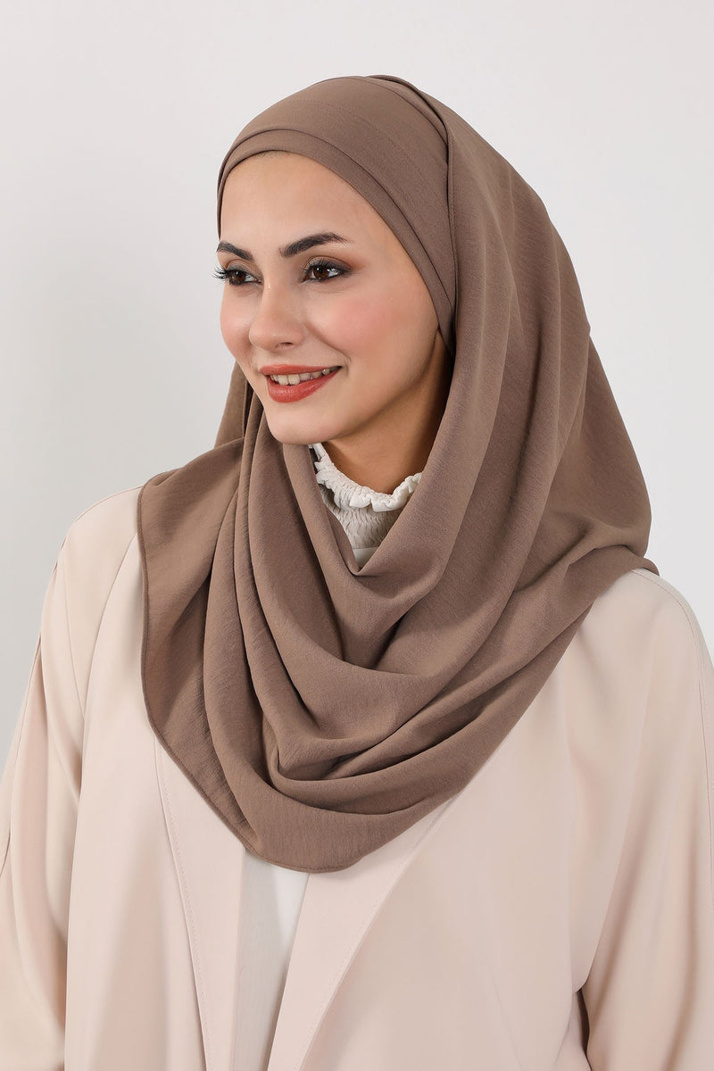 عمامة رأس شال Aerobin خفيفة الوزن فورية للنساء، أغطية رأس أنيقة بتصميم أنيق، CPS-93