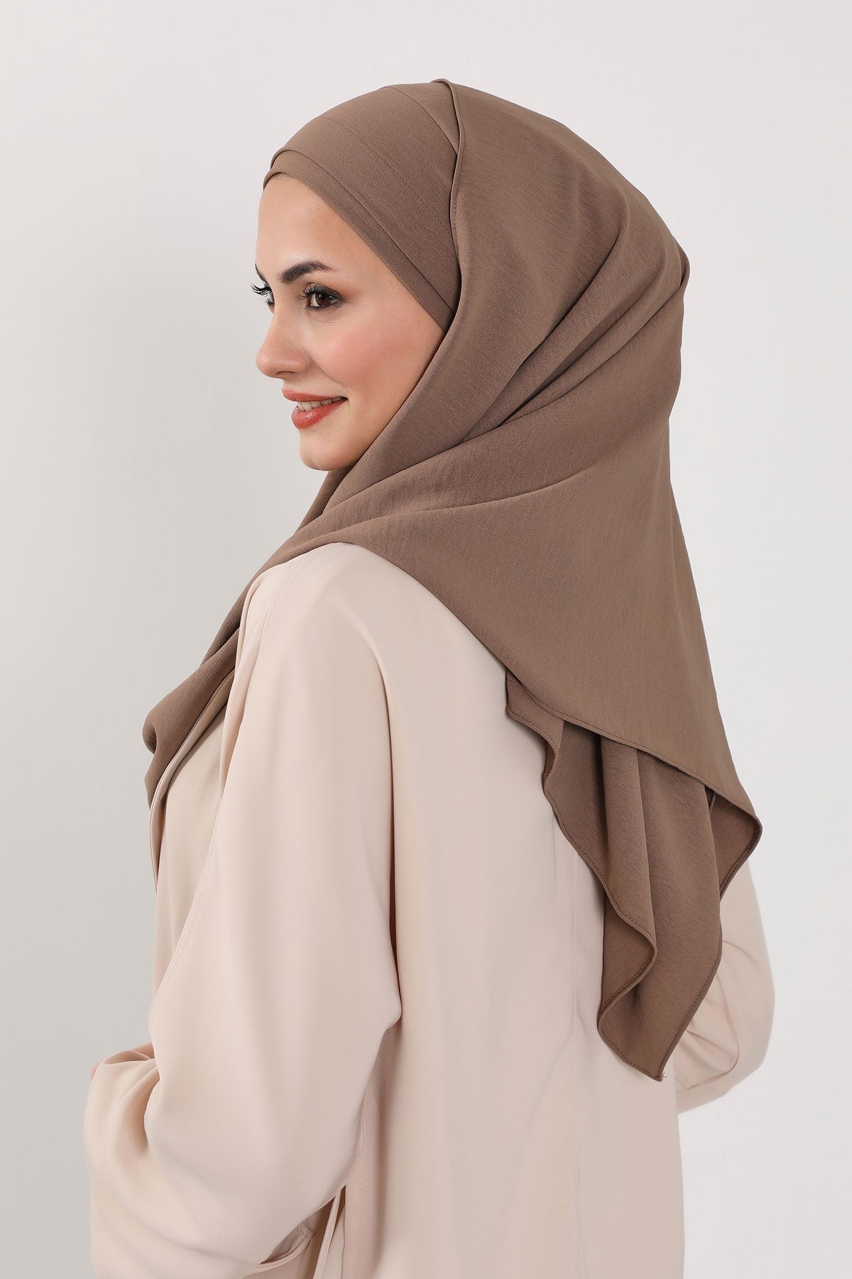 Instant Lightweight Aerobin Shawl Head Turbans For Women Headwear Stylish Head Wrap Elegant Design,CPS-93 Chocolate