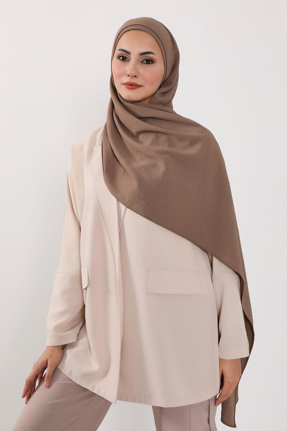Instant Lightweight Aerobin Shawl Head Turbans For Women Headwear Stylish Head Wrap Elegant Design,CPS-93 Chocolate