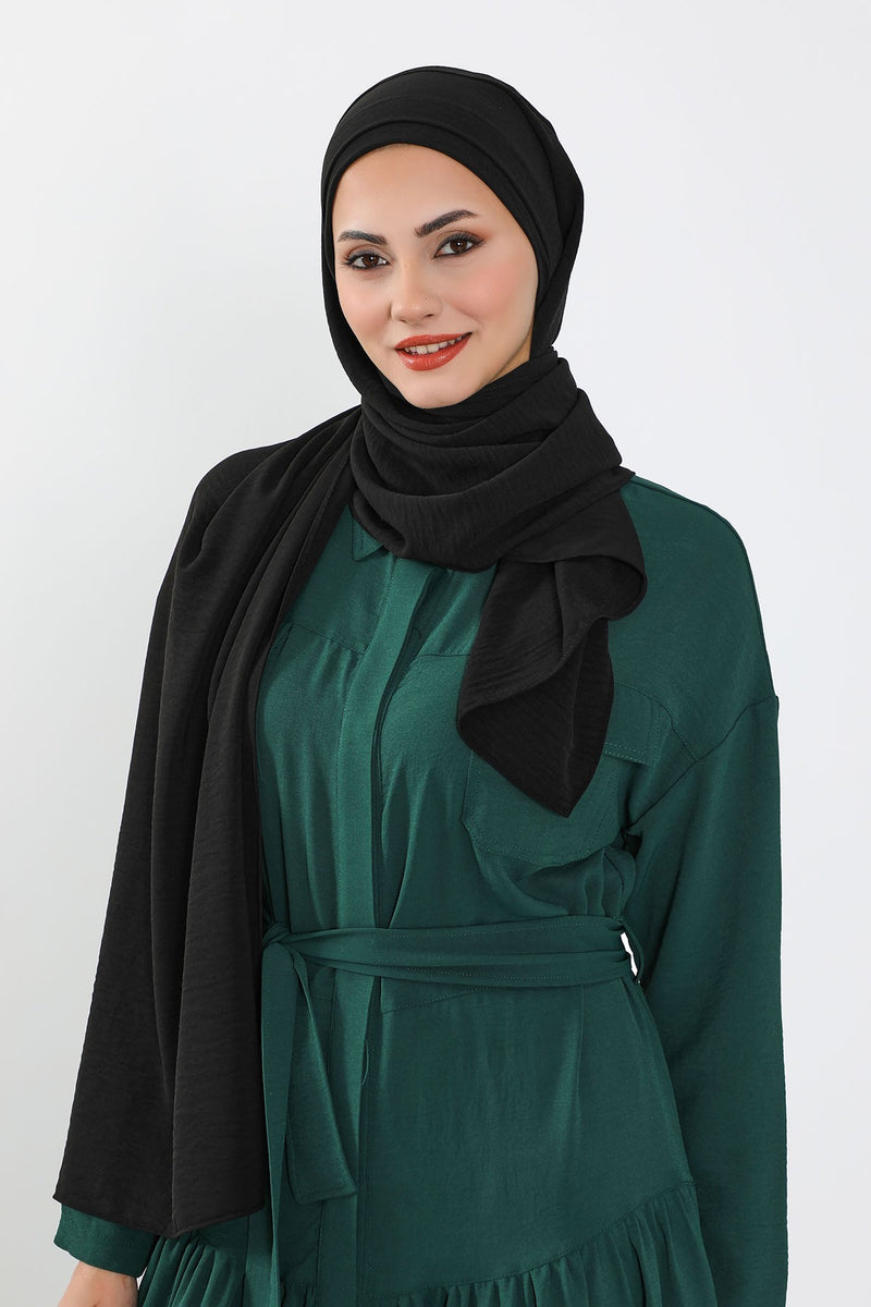 عمامة رأس شال Aerobin خفيفة الوزن فورية للنساء، أغطية رأس أنيقة بتصميم أنيق، CPS-93