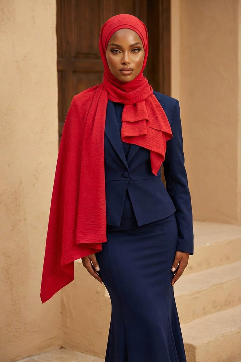 عمامة رأس شال Aerobin خفيفة الوزن فورية للنساء، أغطية رأس أنيقة بتصميم أنيق، CPS-93