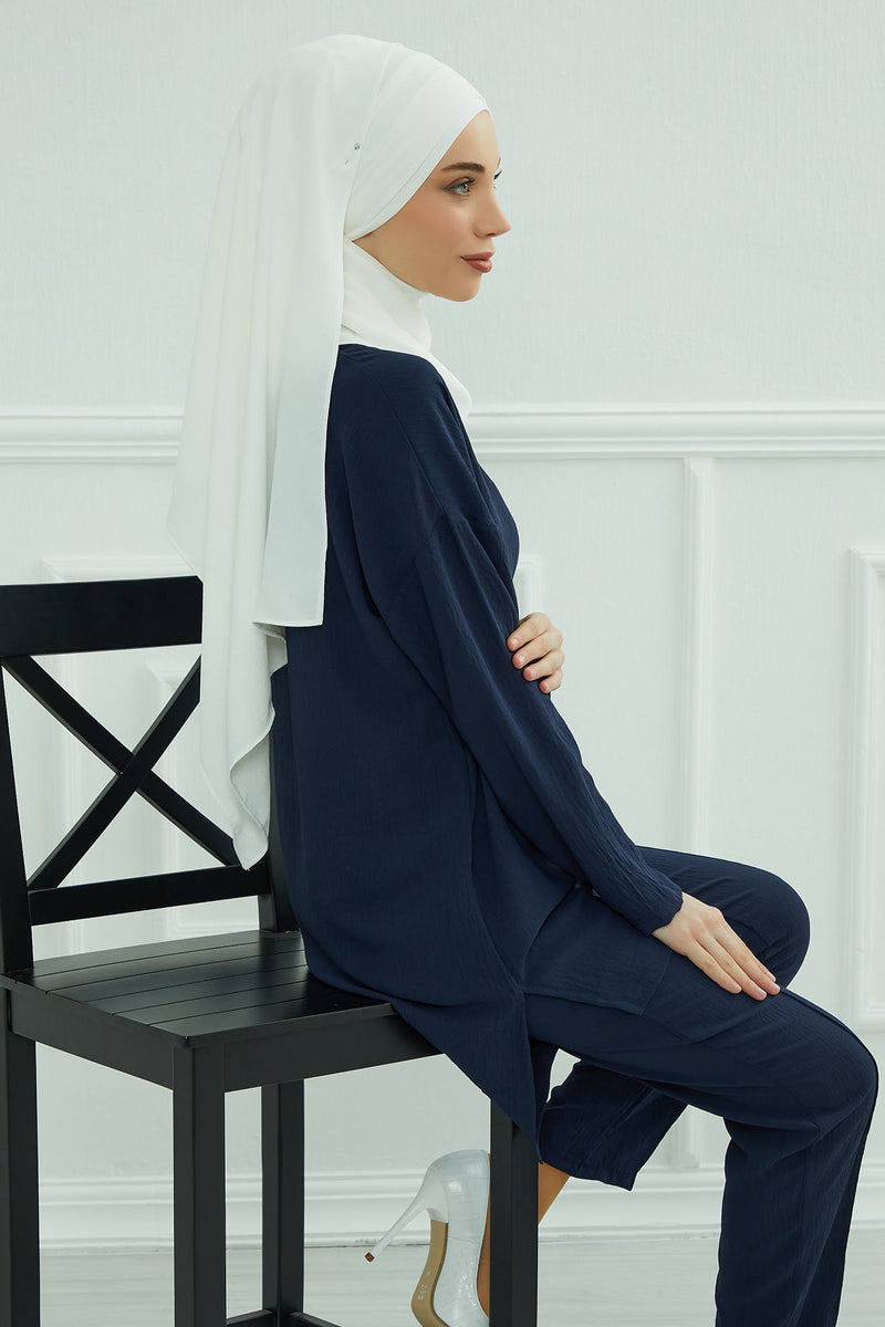 عمامة رأس شال Aerobin خفيفة الوزن فورية للنساء، أغطية رأس أنيقة بتصميم أنيق، CPS-93