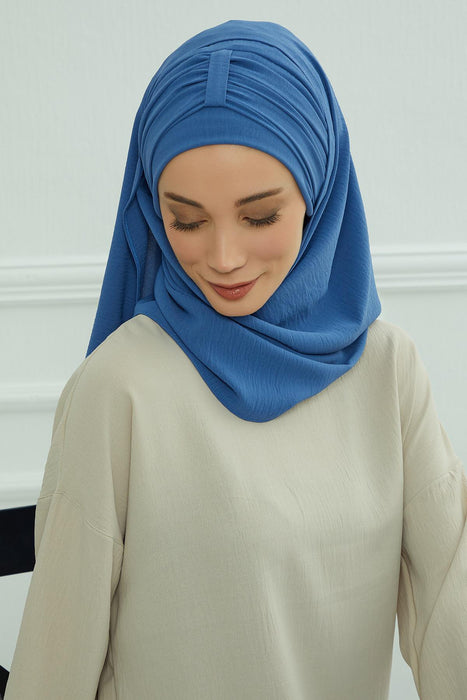 Instant Lightweight Aerobin Shawl Head Turbans For Women Headwear  Stylish Head Wrap Elegant Design,CPS-91