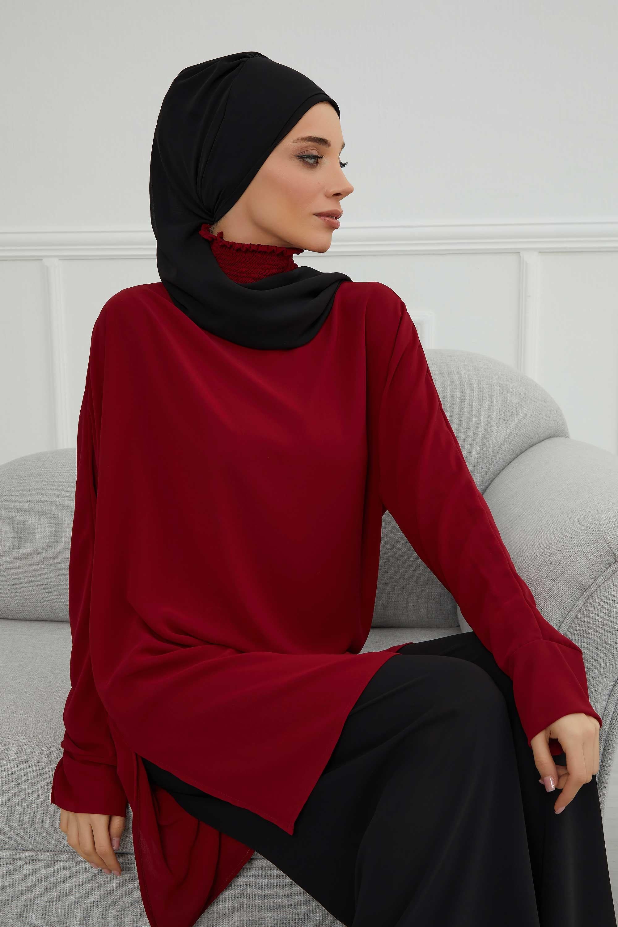 Instant Turban Chiffon Scarf Head Turbans with Gorgeous Unique Jewellery Stone Accessory For Women Headwear Stylish Elegant Design,HT-104 Black