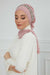 Instant Turban Chiffon Scarf Head Turbans with Unique Accessory For Women Headwear Stylish Elegant Design,HT-101 Powder-Silver