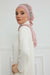 Instant Turban Chiffon Scarf Head Turbans with Unique Accessory For Women Headwear Stylish Elegant Design,HT-101 Powder-Silver