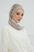 Instant Turban Chiffon Scarf Head Turbans with Unique Accessory For Women Headwear Stylish Elegant Design,HT-101 Mink-Silver