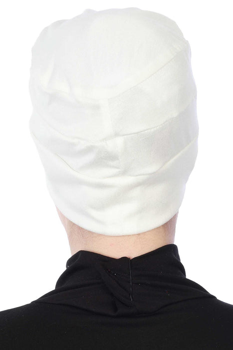 قبعة عمامة ضيقة فورية، قبعة عمامة قطنية للنساء، غطاء رأس مرن وضيق، غطاء رأس عمامة لمرضى السرطان، B-35