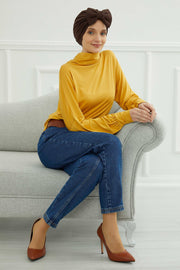 Plain Cotton Instant Turban with a Removable Big Bowtie, Chic Bonnnet Scarf Head Wrap for Women, Comfortable and Stylish Chemo Headwear,B-27 Sand Brown