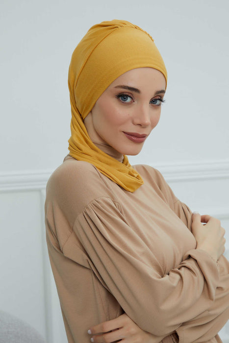 Instant Turban Cotton Scarf Head Turbans For Women Headwear Stylish Elegant Design,HT-81