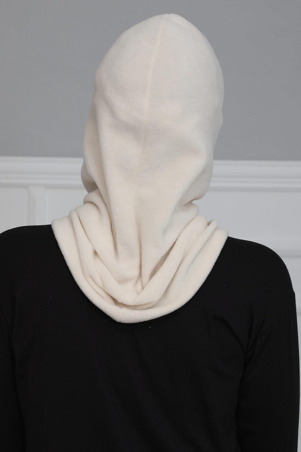 Instant Turban Fleece Lightweight Inner Bonnet Ninja Cap, Slip on Hijab, Balaclava Wind-Resistant Face Mask,TB-2P