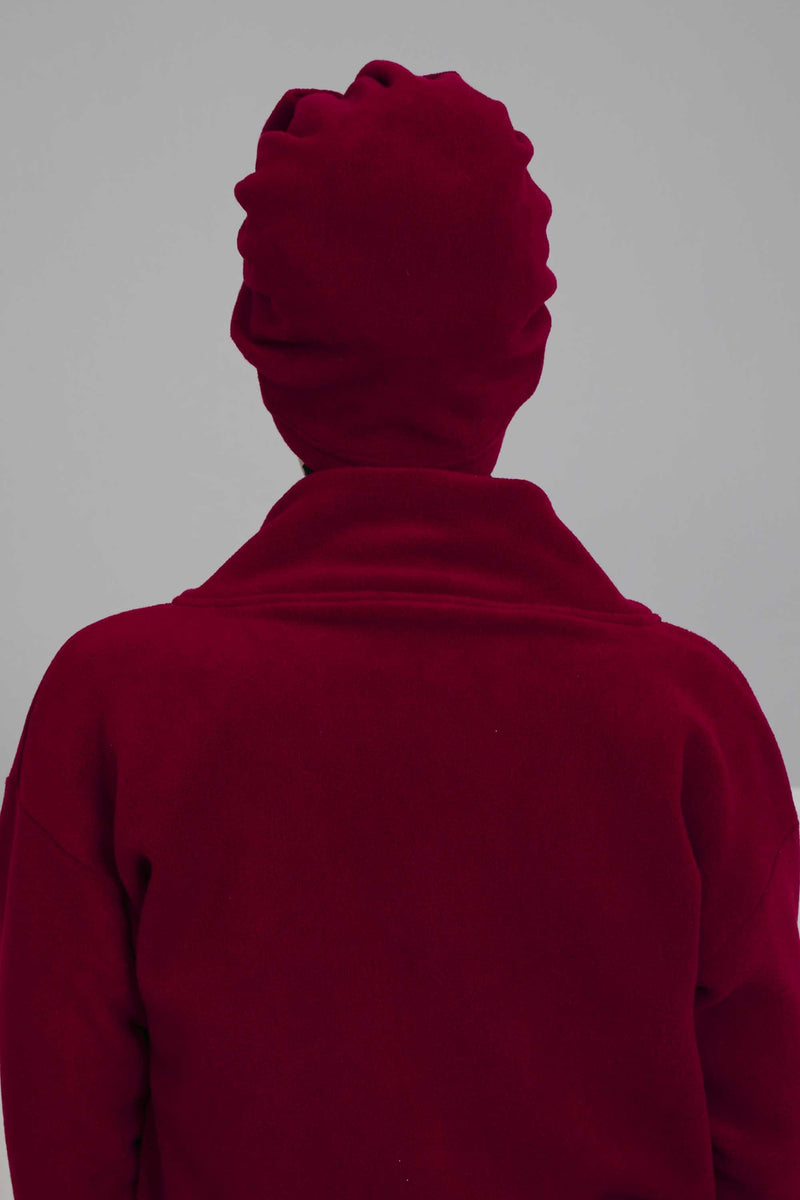 Instant Turban Fleece Removable Big Bowtie Scarf Head Wrap Chemo Headwear Bonnet Cap for Women,B-27P