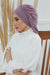 Stylish Cotton Instant Turban For Women Plain Head Wrap, Trendy Soft Beanie Hat for Daily Occasions, Comfortable Chemo Headwear,B-25 Blue