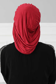 Stylish Cotton Instant Turban For Women Plain Head Wrap, Trendy Soft Beanie Hat for Daily Occasions, Comfortable Chemo Headwear,B-25 Caramel Brown