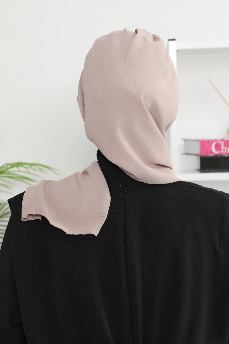 Instant-Turban, leichter Aerobin-Schal, Kopf-Turbane mit wunderschönem goldenen Accessoire für Damen, Kopfbedeckung, stilvolles, elegantes Design, HT-94