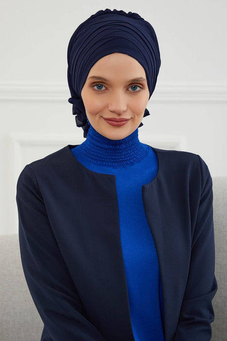 Instant Turban Lightweight Chiffon Scarf Head Turbans For Women Headwear Stylish Elegant Design,HT-30