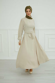 Stylish Instant Turban with Elegant Gold Chain Detail made from High Quality Chiffon Fabric, Breathable Headscarf Turban For Women,HT-28 Army Green