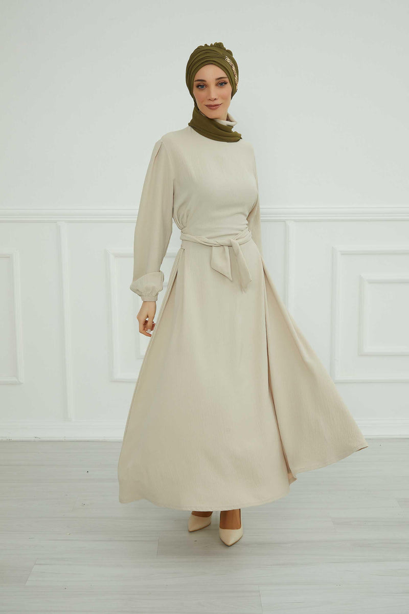 Stylish Instant Turban with Elegant Gold Chain Detail made from High Quality Chiffon Fabric, Breathable Headscarf Turban For Women,HT-28 Army Green