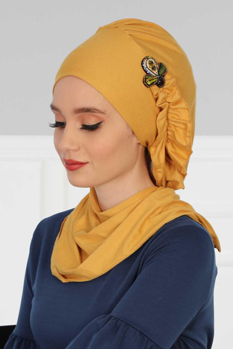 Instant Turban Lightweight Cotton Scarf Head Turbans For Women Headwear Stylish Elegant Design,HT-72