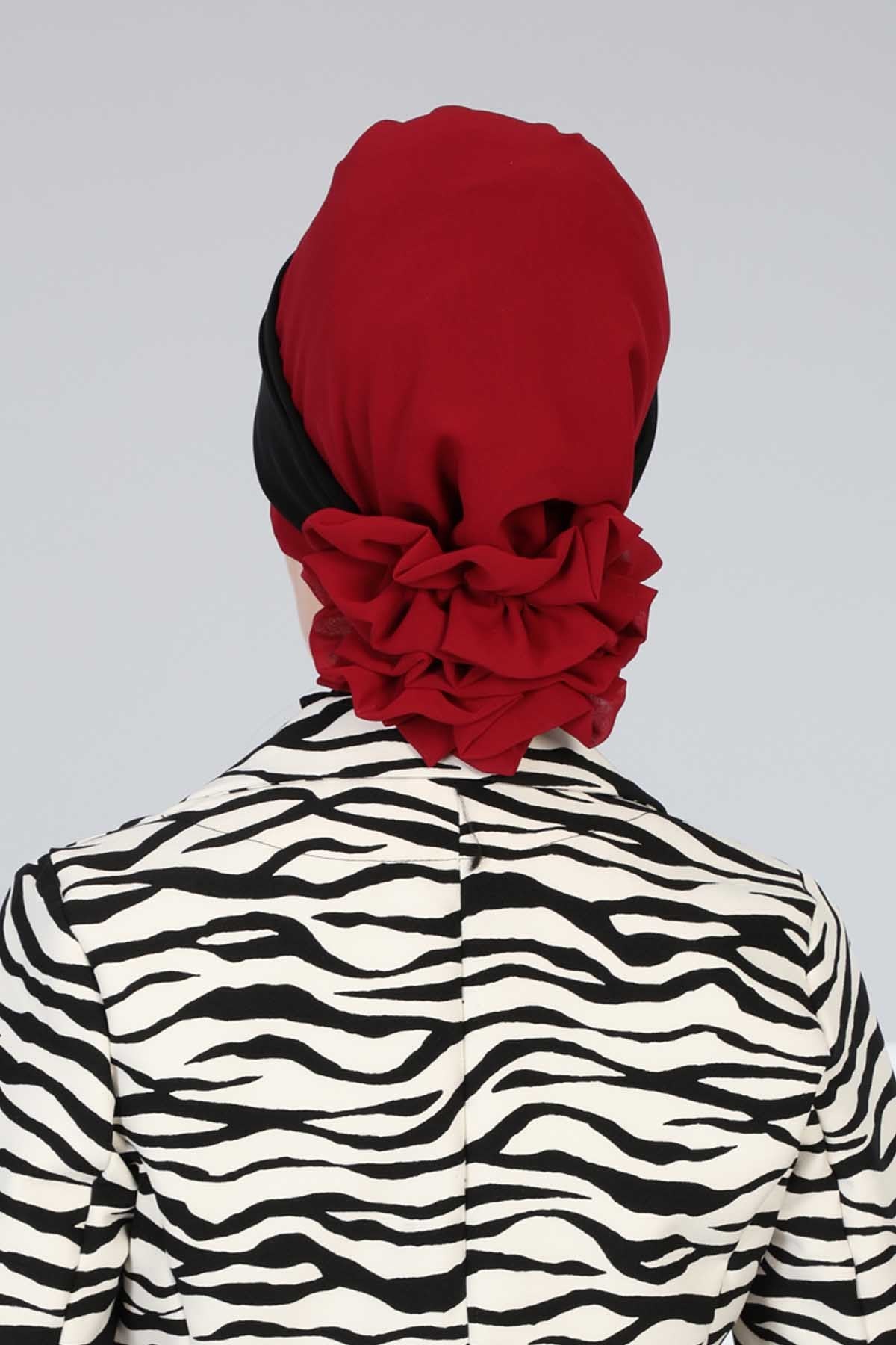 Instant Turban Lightweight Multicolor Chiffon Scarf Head Turbans For Women Headwear Stylish Elegant Design,HT-45