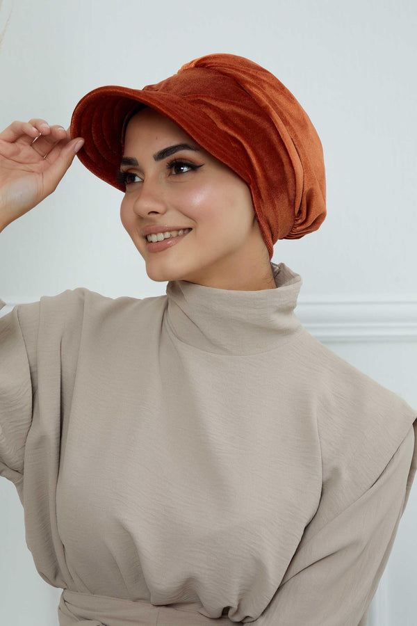 Velvet Turban Bonnets