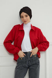 Instant Turban Plain Cotton Scarf Head Wrap Lightweight Hat Bonnet Cap for Women,B-9 Black