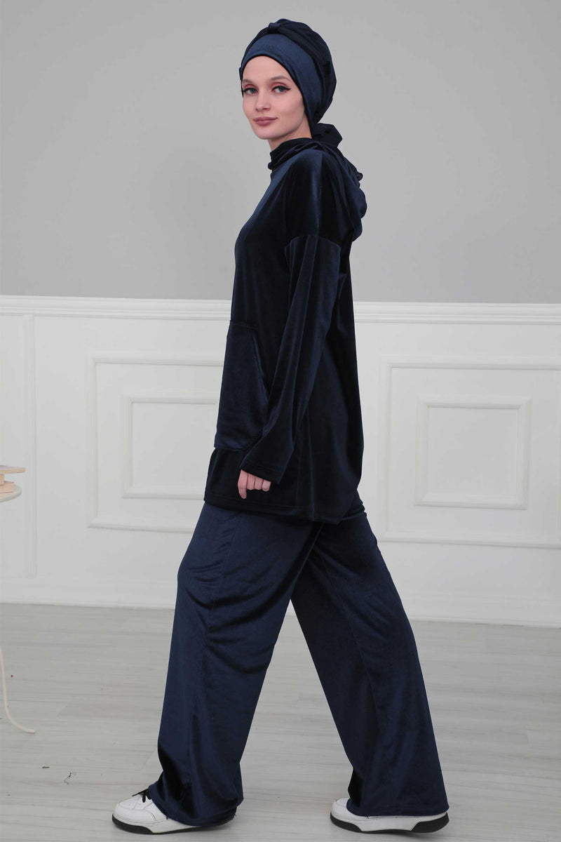 عمامة مخملية فورية مع حزام شيفون، غطاء رأس ملفوف للرأس عالي الجودة مع عصابة رأس شيفون للنساء، غطاء رأس عصري، B-24K