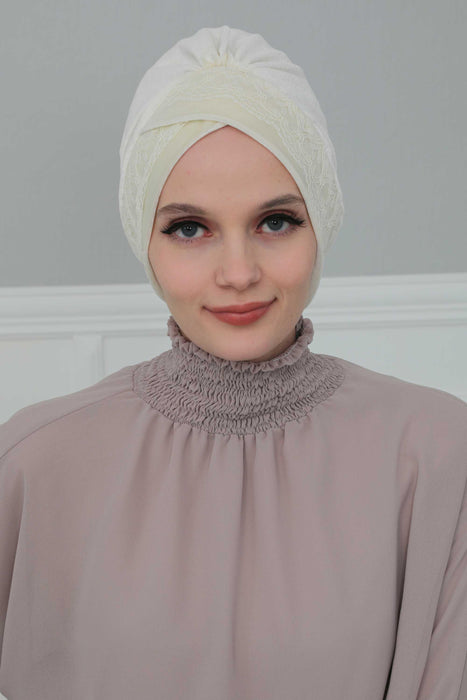 Instant Turban Velvet Scarf Head Wrap Trimmed Headwear Cap For Women Fashion,B-22K