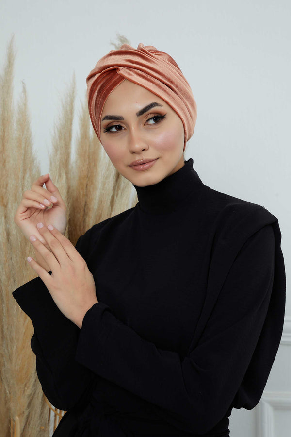 Velvet Turban Bonnets