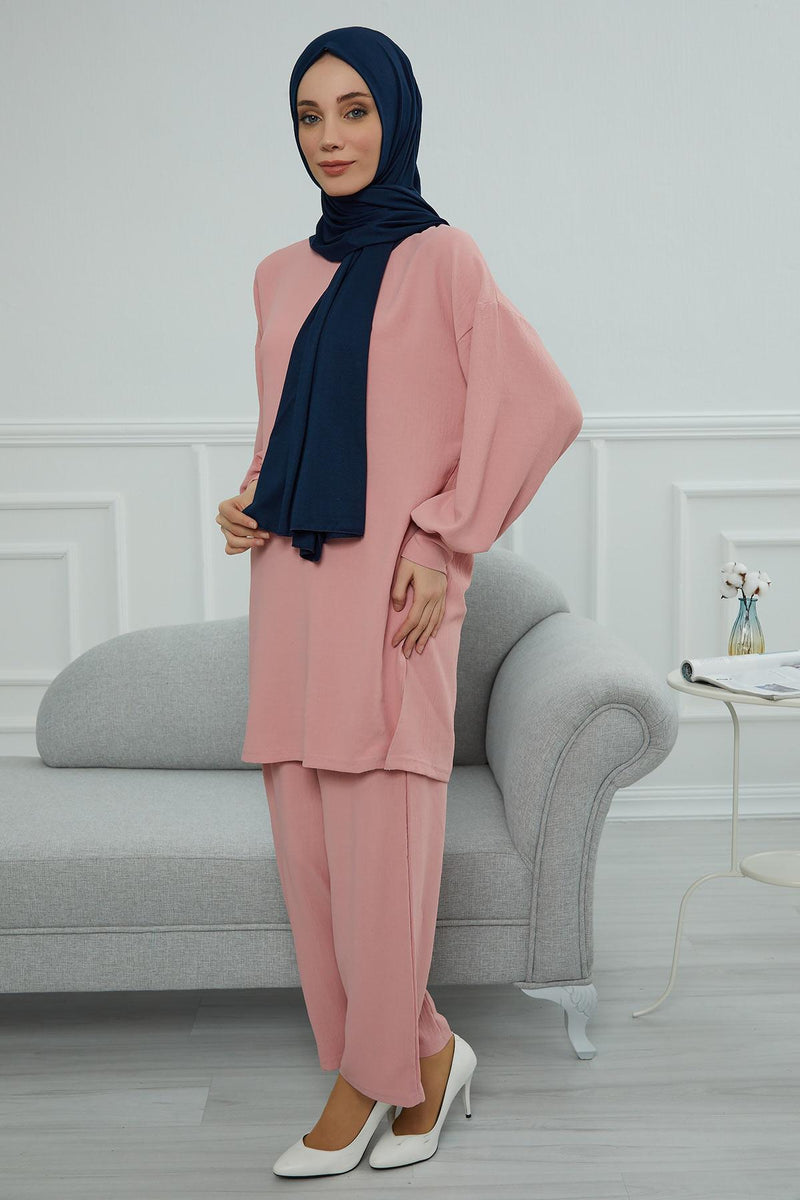 Jersey Cotton Shawl for Women Modesty, Head Wrap Turban, Cap Headwear Rectangle Combed Cotton Hijab,CTS-5 Navy Blue